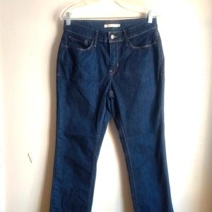 Levi's 525 perfect waist straight leg denim jeans women's size 10